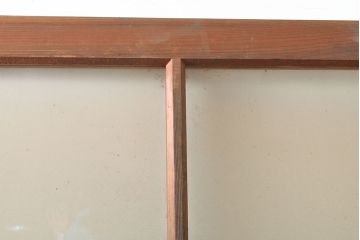 アンティーク建具　どこか懐かしさを感じるガラス戸1枚(引き戸、建具)(R-053095)