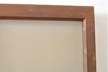 アンティーク建具　どこか懐かしさを感じるガラス戸1枚(引き戸、建具)(R-053095)