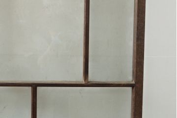 アンティーク建具　どこか懐かしさを感じるガラス戸1枚(引き戸、建具)(R-053095)