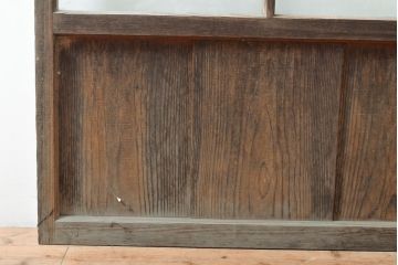 アンティーク建具　どこか懐かしさを感じるガラス戸1枚(引き戸、建具)(R-053095)