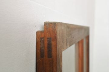 アンティーク建具　どこか懐かしさを感じるガラス戸1枚(引き戸、建具)(R-053095)