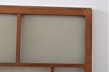 アンティーク建具　どこか懐かしさを感じるガラス戸1枚(引き戸、建具)(R-053095)