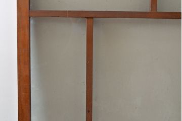 アンティーク建具　どこか懐かしさを感じるガラス戸1枚(引き戸、建具)(R-053095)