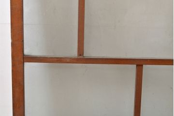アンティーク建具　どこか懐かしさを感じるガラス戸1枚(引き戸、建具)(R-053095)