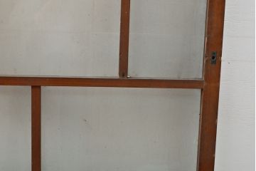 アンティーク建具　どこか懐かしさを感じるガラス戸1枚(引き戸、建具)(R-053095)
