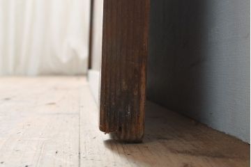 アンティーク建具　整然と並ぶ格子の美しさが魅力的な格子戸1枚(引き戸、建具)(R-053097)