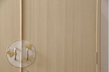 中古　美品　伝統工芸士・會田勝平作　総桐箪笥(桐たんす、和タンス、胴厚、四方丸)(定価約150万円)(R-053114)