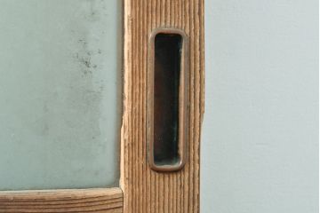 アンティーク建具　ノスタルジックな雰囲気を演出してくれるガラス戸1枚(引き戸、建具)(R-053121)