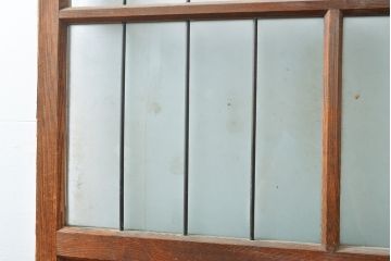 アンティーク建具　ノスタルジックな雰囲気を演出してくれるガラス戸1枚(引き戸、建具)(R-053121)