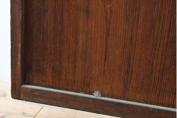 アンティーク建具　組子細工が雅やかな雰囲気を演出する組子入り扉1枚(ドア、障子戸、格子戸、建具)(R-053123)
