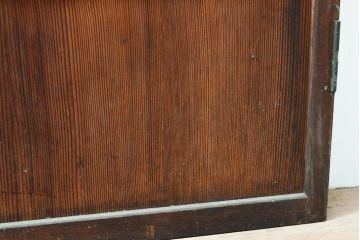 アンティーク建具　組子細工が雅やかな雰囲気を演出する組子入り扉1枚(ドア、障子戸、格子戸、建具)(R-053123)