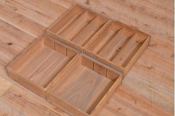 和製アンティーク　前面ナラ材　48杯　ネームプレート付き　収納力抜群!レトロな佇まいが魅力的なチェスト(引き出し、サイドボード)(R-053125)