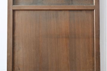 アンティーク建具　凝ったデザインが目を引く引き戸1枚(板戸、格子戸、建具)(R-053126)
