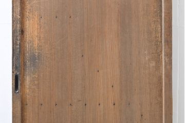 アンティーク建具　凝ったデザインが目を引く引き戸1枚(板戸、格子戸、建具)(R-053126)