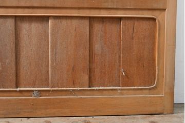 アンティーク建具　一風変わった凝ったつくりが魅力的なガラス戸1枚(引き戸、建具)(R-053127)