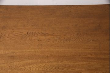 和製アンティーク　極上品　ナラ材　木の持つ味わいを存分に感じられるダイニングテーブル(作業台)(R-053128)