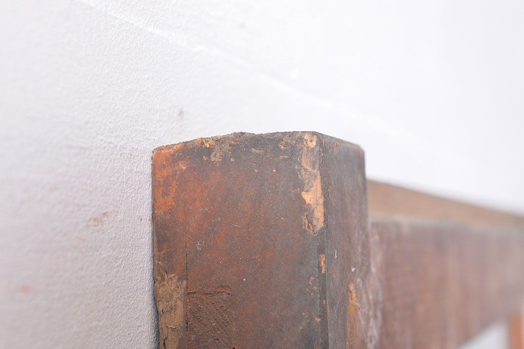 アンティーク建具　ノスタルジックな雰囲気漂うガラス戸1枚(引き戸、建具)(R-053131)