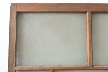 アンティーク建具　ノスタルジックな雰囲気漂うガラス戸1枚(引き戸、建具)(R-053131)