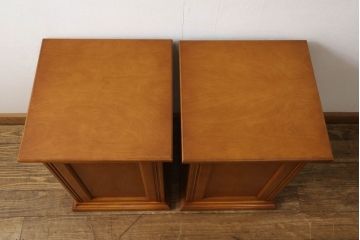中古　美品　横浜クラシック家具　ダニエル(daniel)　A-322・A-320　収納にも便利な組み立て式ダイニングテーブル(定価約70万円)(作業台、食卓)(R-053134)