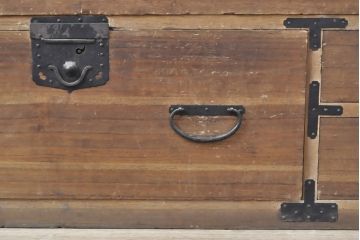 和製アンティーク　味のある佇まいが魅力的な時代箪笥ローボード(ローチェスト、テレビ台、引き出し)(R-053160)