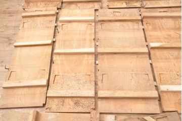 和製アンティーク　明治期　古材　DIYにおすすめ!床材として使われていた総ケヤキ材20枚セット(総欅材、総けやき材、材料、木材、板)(R-053169)