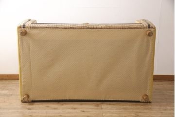 中古　GUCCI(グッチ)　Formitalia(フォルミタリア)　本革　目を惹く存在感で上質な空間づくりを叶えるレザーソファ(二人掛け、アームソファ)(定価約160万円)(R-053186)