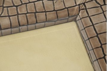 中古　GUCCI(グッチ)　Formitalia(フォルミタリア)　本革　目を惹く存在感で上質な空間づくりを叶えるセンターテーブル(リビングテーブル、ローテーブル)(定価約70万円)(R-053188)