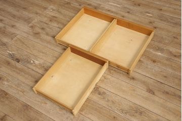 デンマークビンテージ　チーク材　シンプルさの中にも機能美が感じられるデスク(片袖机、在宅ワーク、在宅用ワークデスク、ヴィンテージ)(R-053198)
