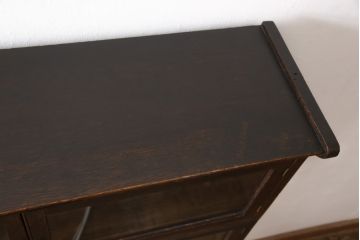イギリスアンティーク　オーク材　落ち着いた大人の書斎づくりにぴったりなスタッキングブックケース(書棚、本棚、戸棚、収納棚、キャビネット)(R-053199)