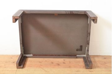 ヴィンテージ家具　松本民芸家具　絶版品!上品な意匠が趣溢れる希少なG型座卓(ローテーブル、センターテーブル、ビンテージ)(R-053229)