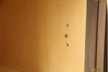 和製ビンテージ　永田良介商店　珍しいサイズ感が魅力的なローボード(ローチェスト、和服タンス、着物箪笥、和箪笥、戸棚、ヴィンテージ)(R-053231)