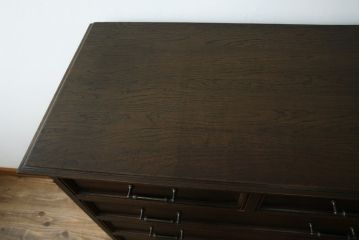 和製ビンテージ　永田良介商店　珍しいスリムタイプのサイズ感が魅力的なチェスト(引き出し、整理タンス、ヴィンテージ)(R-053239)