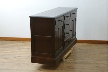 中古　北海道民芸家具　落ち着いた空間づくりにおすすめのサイドボード　(R-053243)