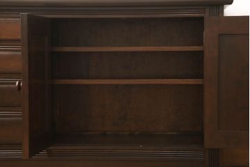 中古美品　松本民芸家具　レア!洗練された佇まいのクリデンザサイドボード(クレデンザ、リビングボード、収納棚)(R-053244)