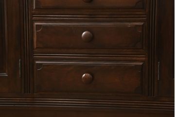 中古美品　松本民芸家具　レア!洗練された佇まいのクリデンザサイドボード(クレデンザ、リビングボード、収納棚)(R-053244)