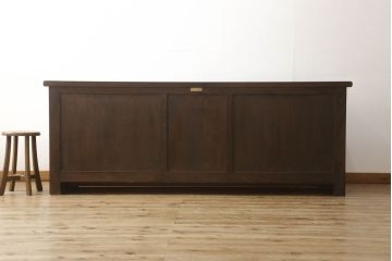 中古美品　松本民芸家具　レア!洗練された佇まいのクリデンザサイドボード(クレデンザ、リビングボード、収納棚)(R-053244)
