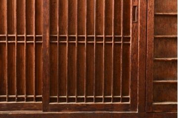 和製アンティーク　和モダンな雰囲気づくりにもおすすめの下駄箱(戸棚、収納棚)(R-053250)