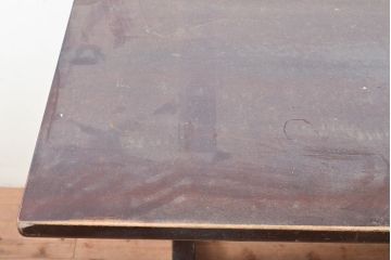 和製ビンテージ　松本民芸家具　別注品　落ち着いた大人の空間作りにおすすめのダイニングテーブル(作業台、ヴィンテージ)(R-053252)