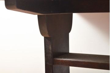 和製ビンテージ　松本民芸家具　別注品　落ち着いた大人の空間作りにおすすめのダイニングテーブル(作業台、ヴィンテージ)(R-053252)