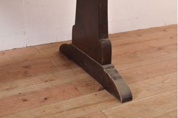 和製ビンテージ　松本民芸家具　別注品　落ち着いた大人の空間作りにおすすめのダイニングテーブル(作業台、ヴィンテージ)(R-053252)