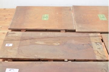 和製アンティーク　明治期　古材　DIYにおすすめ!床材として使われていた総ケヤキ材14枚セット(総欅材、総けやき材、材料、木材、板)(R-053256)