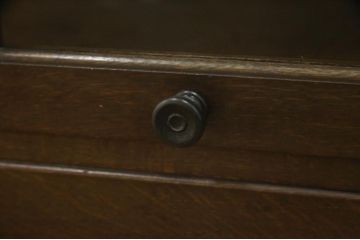 和製アンティーク　ナラ材　シンプルな中に上質なつくりの良さが感じられるスタッキングブックケース(本棚、本箱、キャビネット、収納棚)(R-053273)