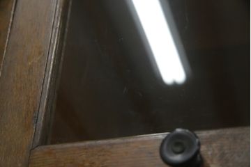 和製アンティーク　ナラ材　シンプルな中に上質なつくりの良さが感じられるスタッキングブックケース(本棚、本箱、キャビネット、収納棚)(R-053273)