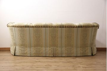 中古　美品　DREXEL HERITAGE(ドレクセルヘリテイジ)　ラグジュアリー空間を演出してくれる2.5人掛けワイドソファ(2Pソファ、2人掛け、二人掛け、3人掛け、三人掛け、3P)(定価約120万円)(R-053275)
