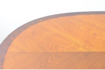 中古　美品　DREXEL HERITAGE(ドレクセルヘリテイジ)　FRANCESCA(フランチェスカ)シリーズ　優美な佇まいのダイニングテーブル(エクステンションテーブル)(定価約65万円)(R-053276)