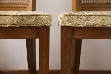 中古　DREXEL HERITAGE(ドレクセルヘリテイジ)のFRANCESCA(フランチェスカ)シリーズ　気品のあるサイドチェア3脚セット(ダイニングチェア、椅子)(定価約48万円・3脚)(R-053279)