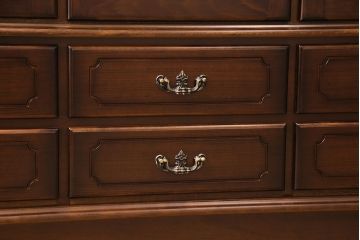 中古　美品　カリモク家具(karimoku)　コロニアルシリーズ　大人の落ち着いた空間を演出する書棚(ブックケース、本棚、戸棚、キャビネット、収納棚)(定価約30万円)(R-053282)