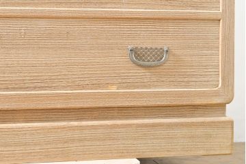 中古　最高級　国産　衣装盆付き　かくし付き　職人手造りの総桐箪笥(四方丸、大丸)(桐たんす、着物箪笥)(R-053286)