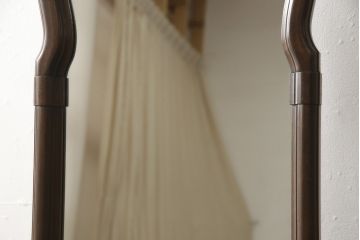 イギリスビンテージ　猫脚がかわいらしいスタンドミラー(鏡、姿見、ヴィンテージ)(R-053289)