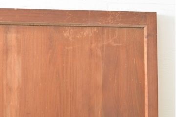 アンティーク建具　ダイヤガラス入りで大正ロマンな趣を感じる木製ドア(扉、建具)(R-053291)